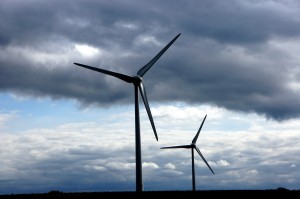 Here in the U.S., energy generated by domestic wind farms has nearly tripled in just the past four years andrepresents about a third of all new power added to the U.S. grid over the past five years. Photo: Martin Abegglen, Courtesy Flickr