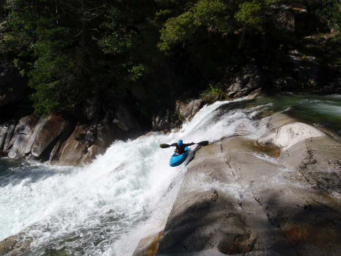 Sometimes the best line is sideways, Diane Gaydos on the Feather River. Photo: Daniel Brasuell