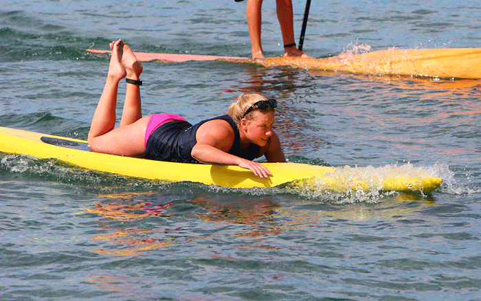 Prone paddling is seeing a rise in popularity. Photo courtesy of the Jay Race