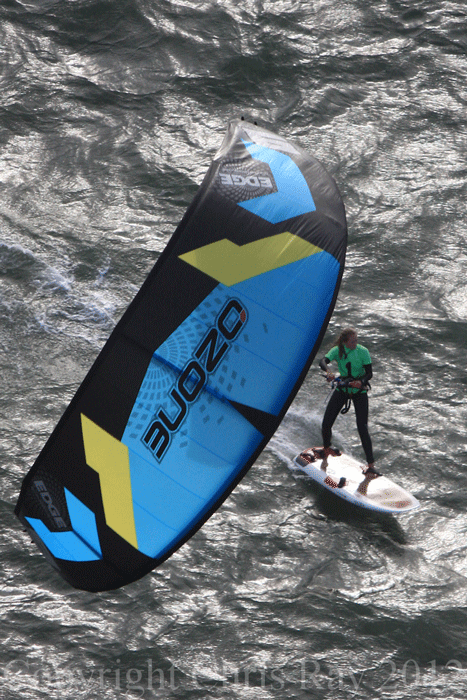 Flying downwind during the Ronstan Bridge to Bridge in San Francisco. Photo: Chris Ray