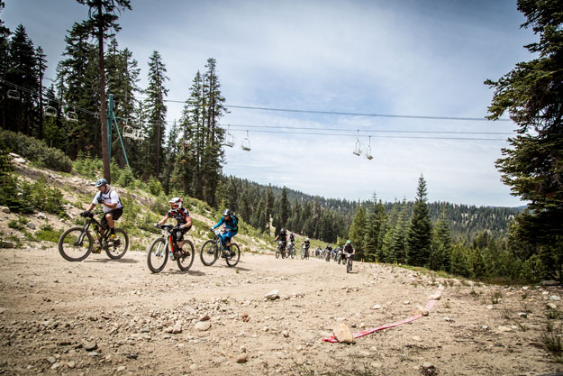 Riders have ample opportunity to catch up with one another on the untimed transfer stages. This is one of the reasons the Enduro format is so well known for its camaraderie among competitors (Called To Creation).