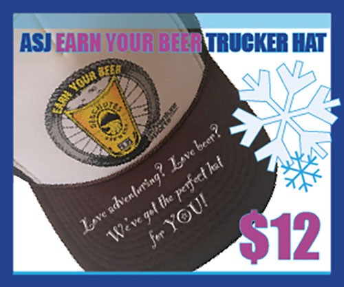 ASJ Earn Your Beer Trucker Hat, just $12!