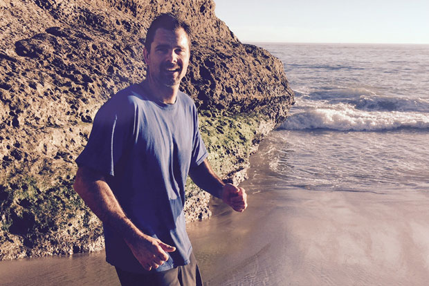 ASJ founding editor Matt Niswonger enjoying beach weather in late January. 