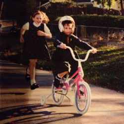 Candice discovers the freedom of cycling. Yeeeeee!