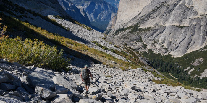 Descending Yosemite