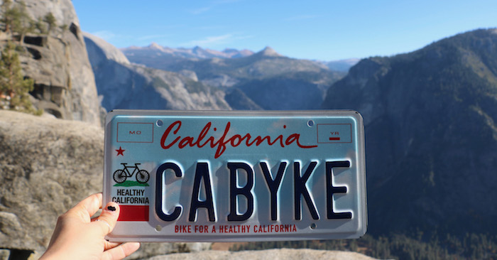 Gift the Cyclists on Your Holiday List with California Bicycle-Themed License Plate