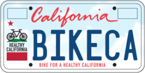 Cal Bike Plate Bike for a Healthy California