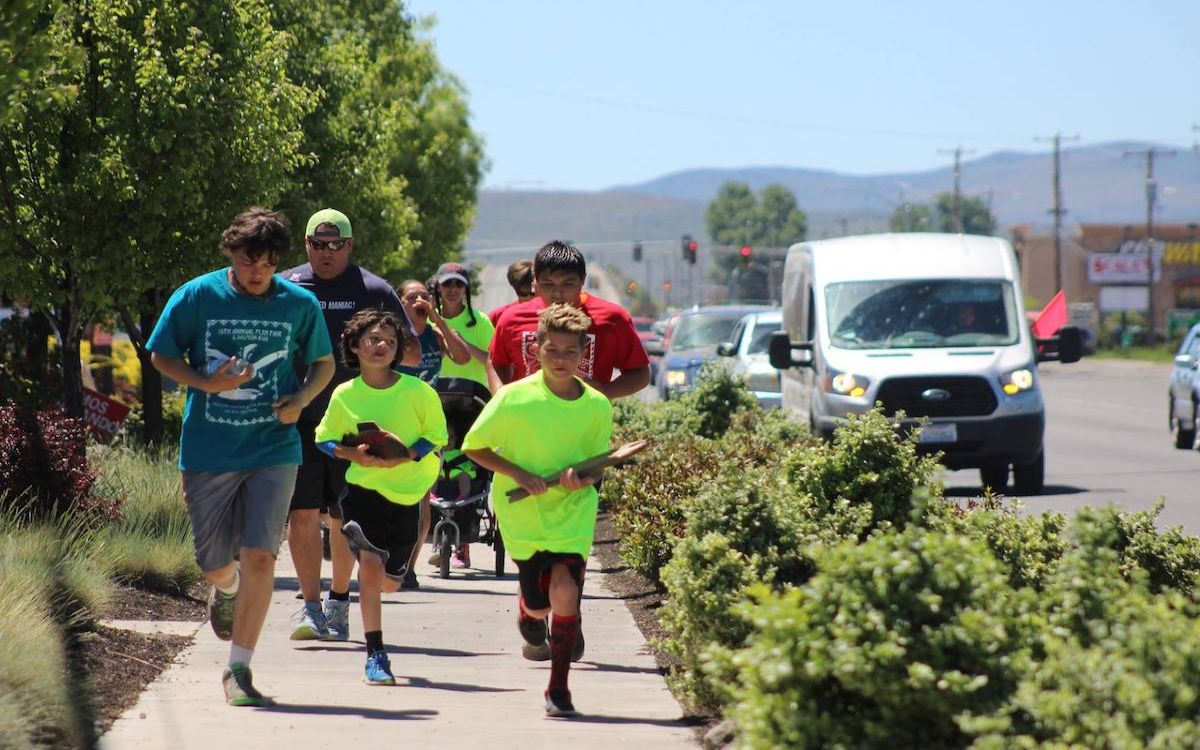runners of all ages participate in the annual run