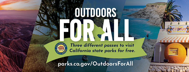 Photo of logo for California's Outdoors For All program