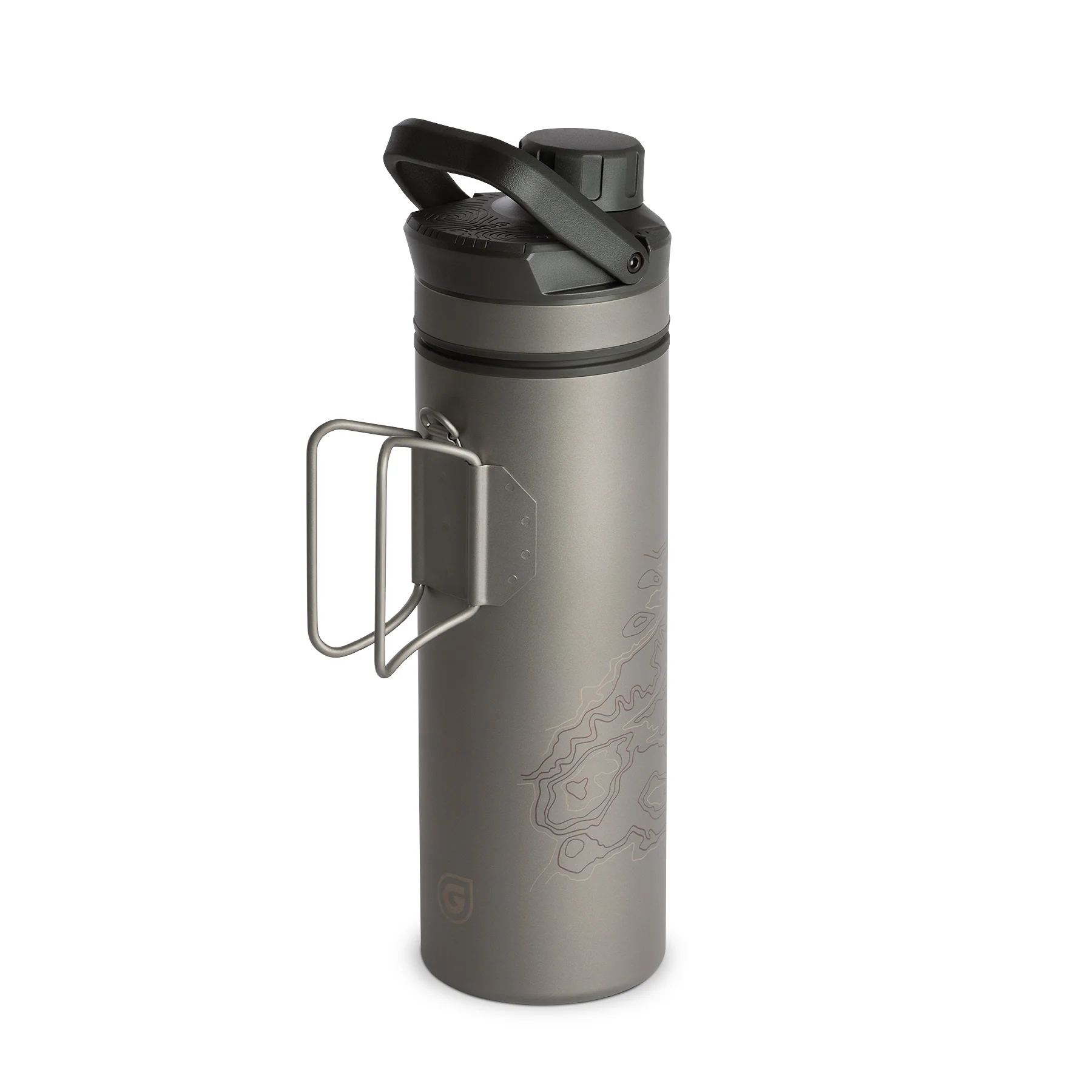 Engraved Corporate Luxe Matte Finish 16.9oz Stainless Steel Water Bottle